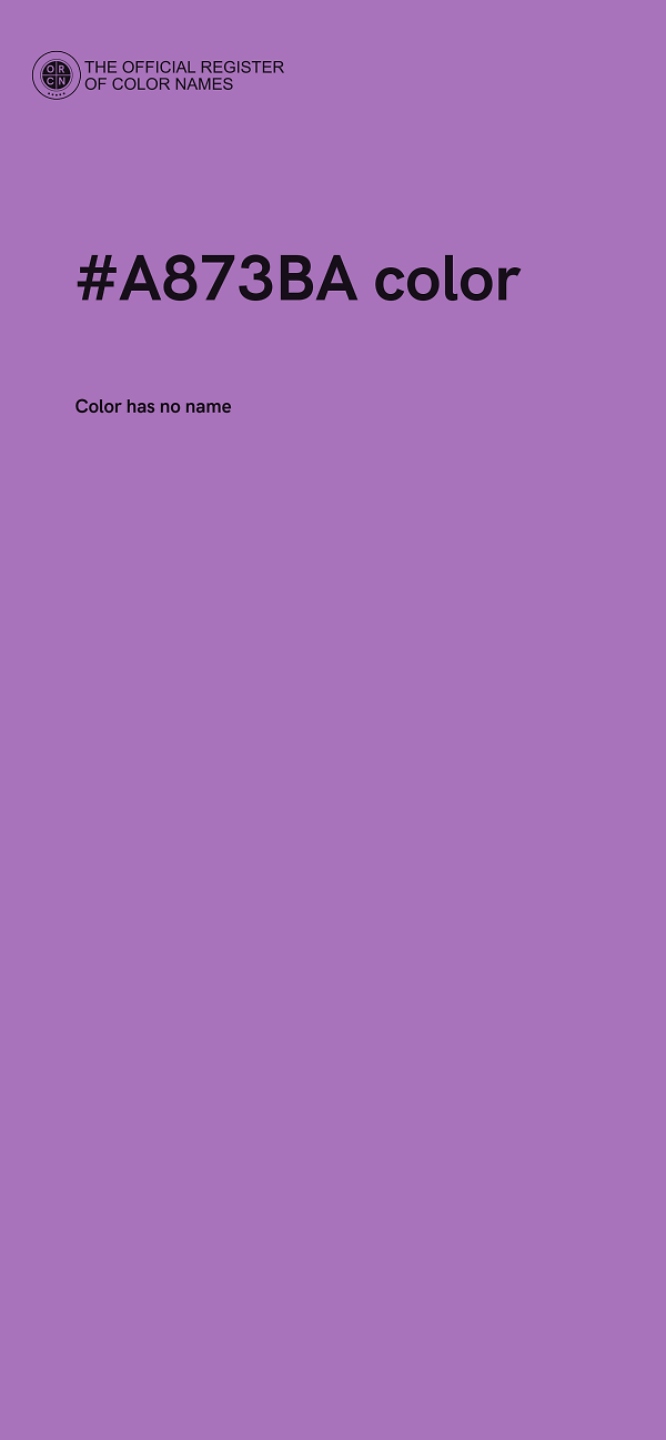 #A873BA color image