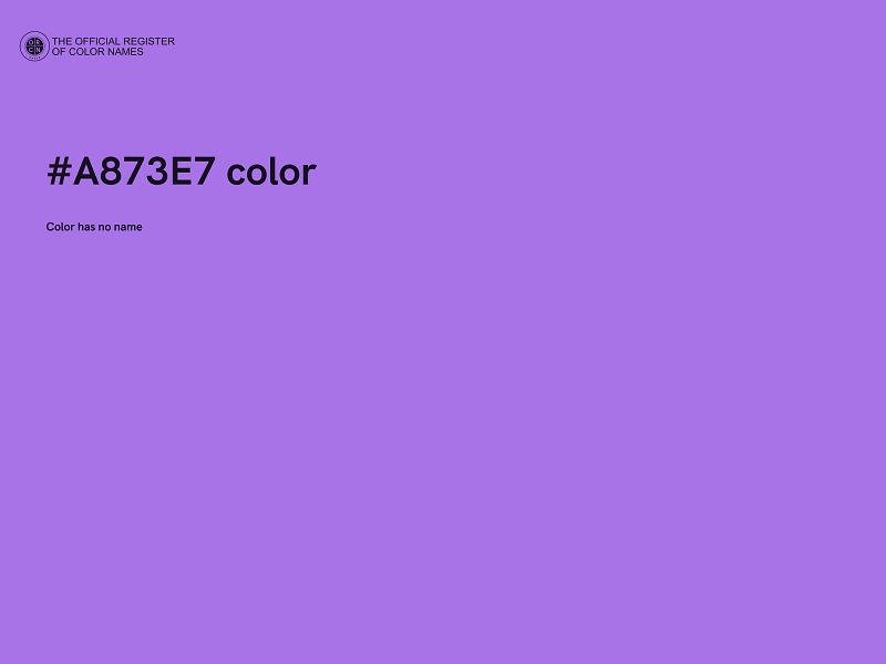 #A873E7 color image