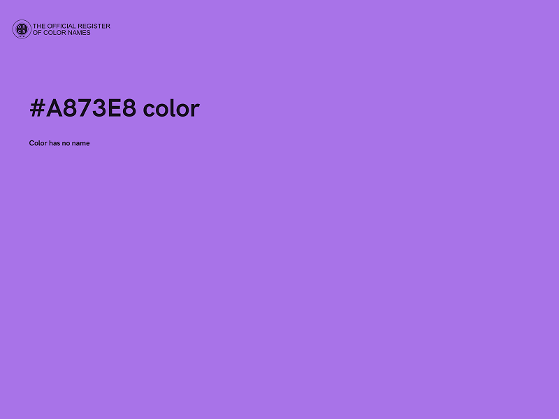 #A873E8 color image