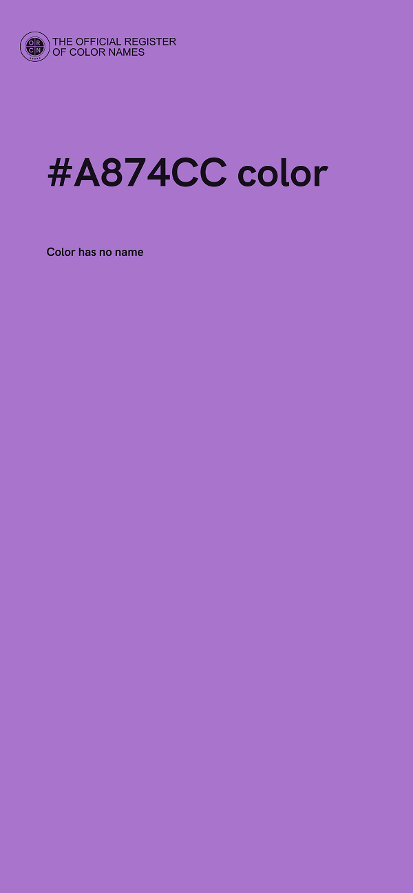 #A874CC color image
