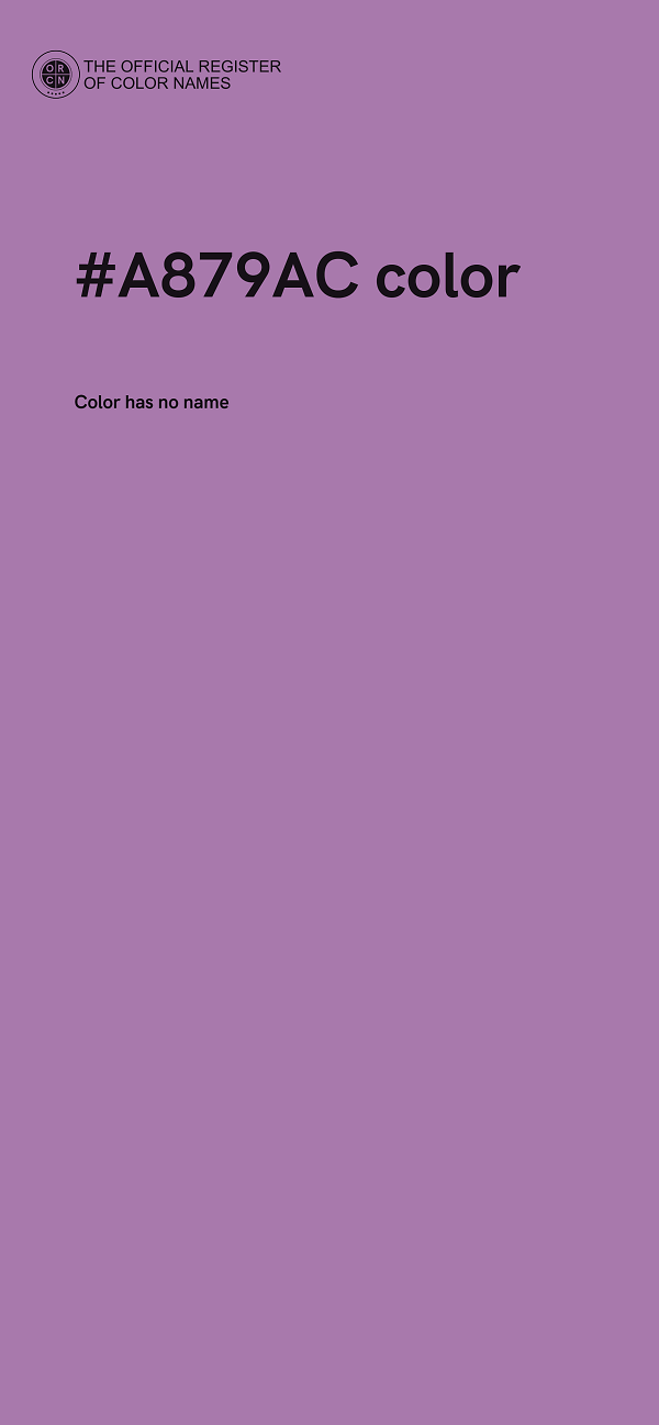#A879AC color image