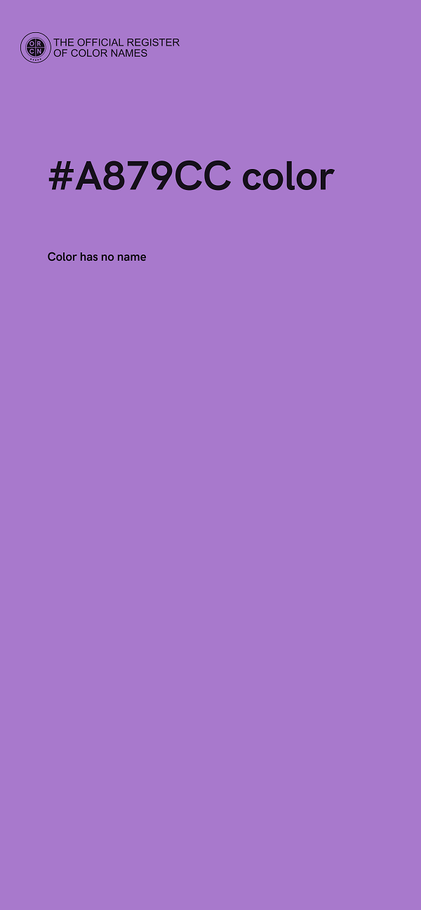#A879CC color image