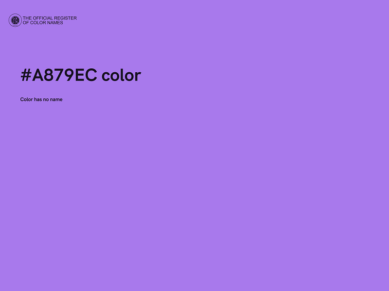#A879EC color image
