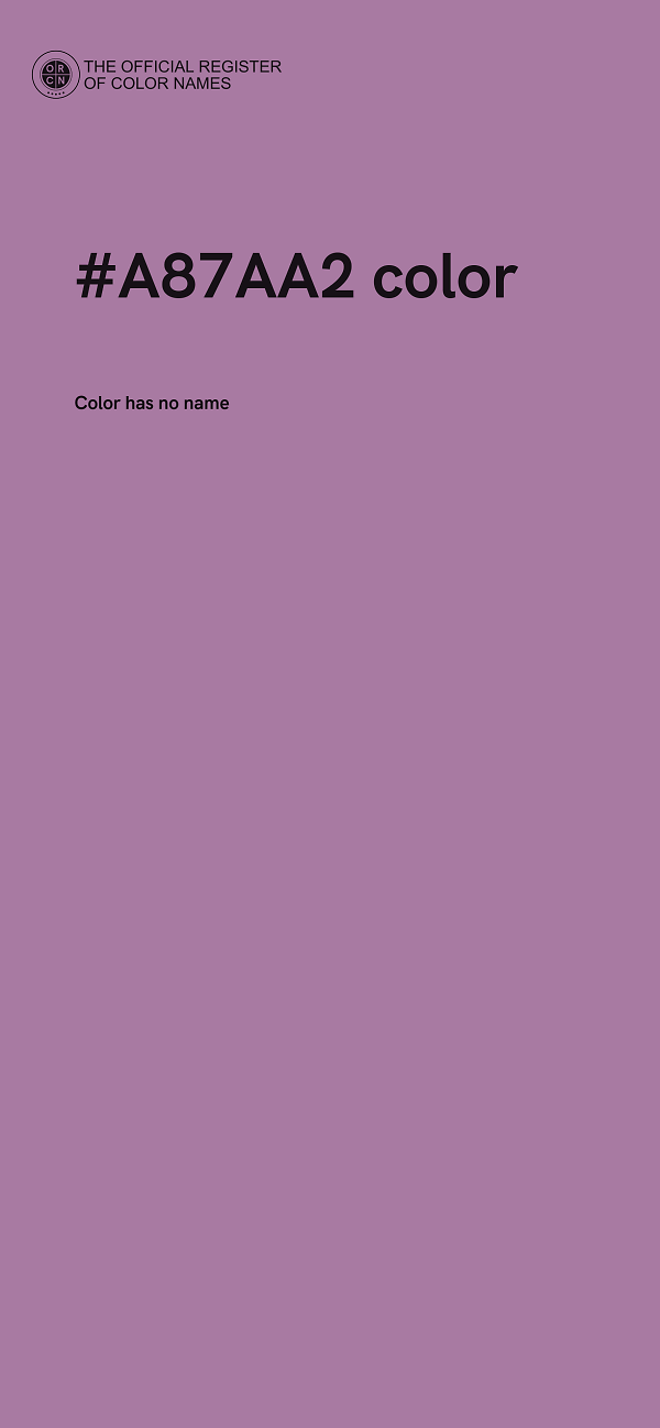 #A87AA2 color image
