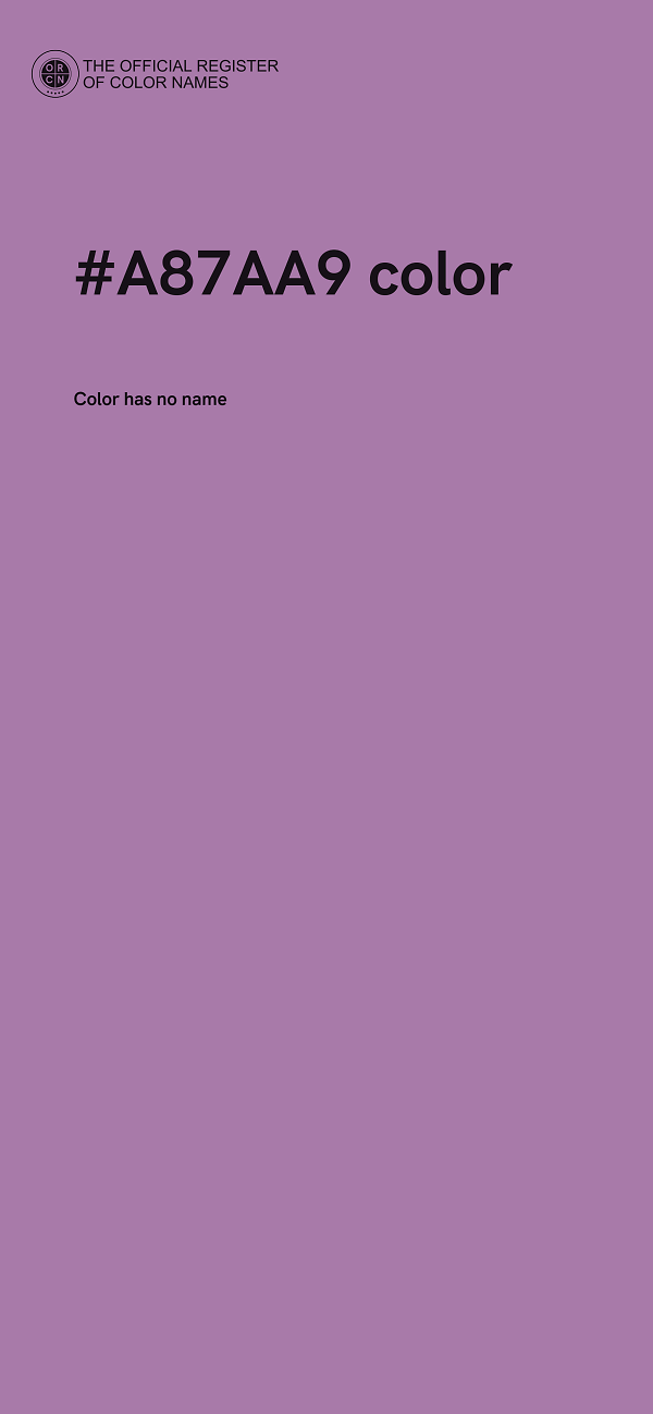 #A87AA9 color image