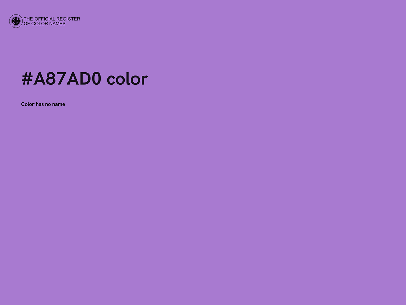 #A87AD0 color image