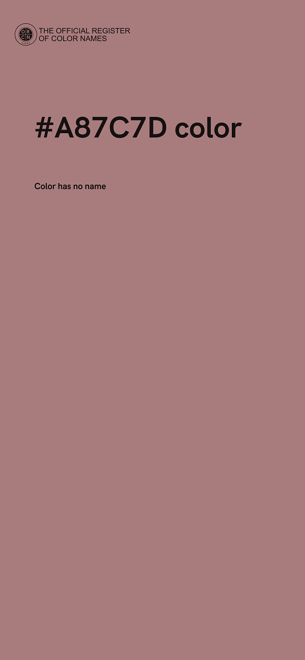 #A87C7D color image