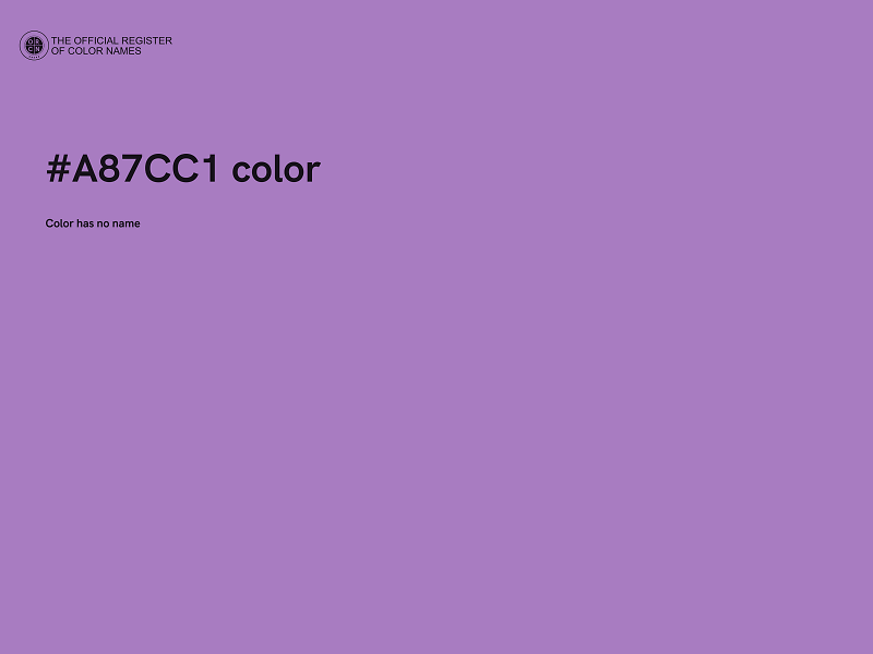 #A87CC1 color image