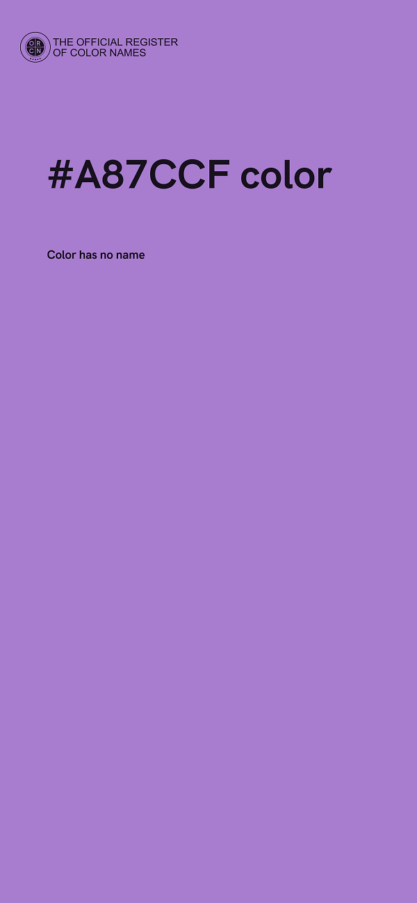 #A87CCF color image