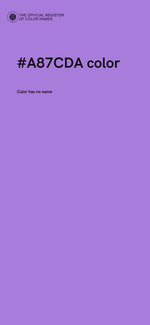 #A87CDA color image