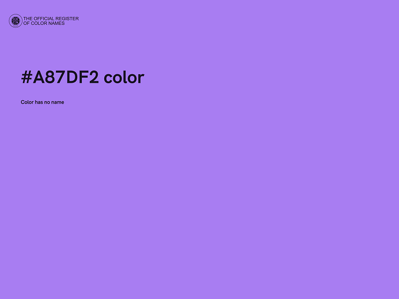 #A87DF2 color image