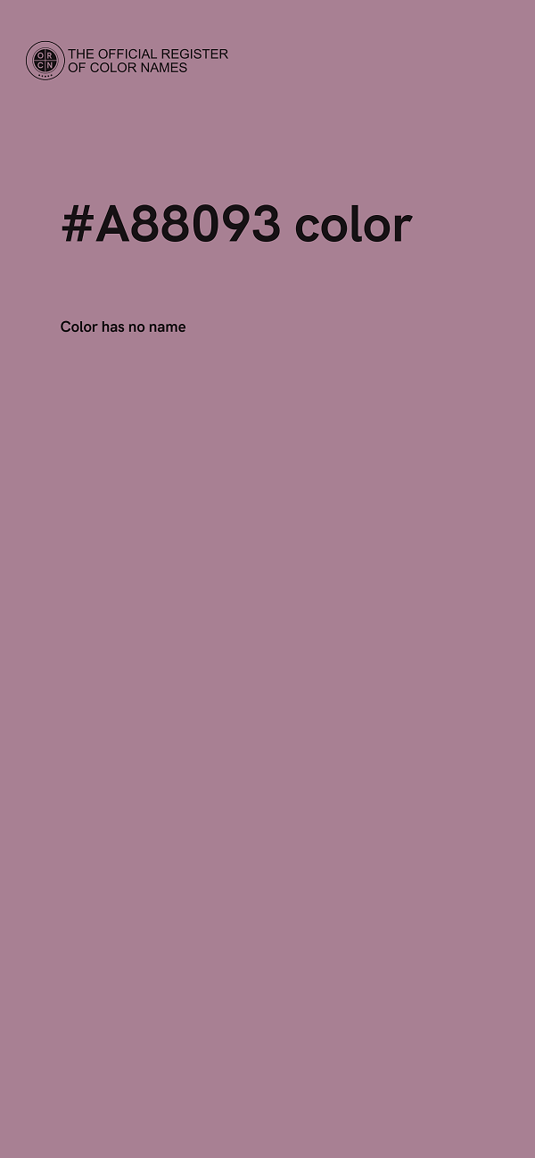 #A88093 color image