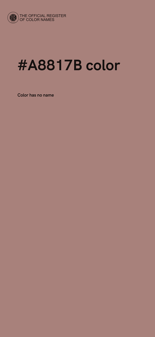 #A8817B color image