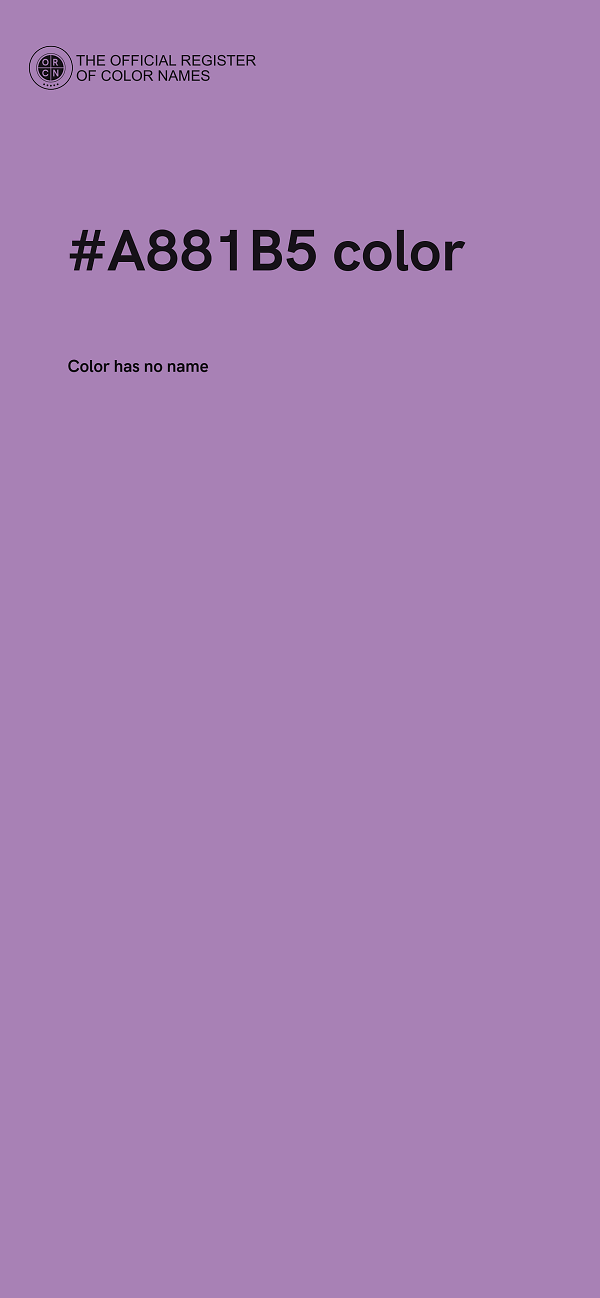 #A881B5 color image