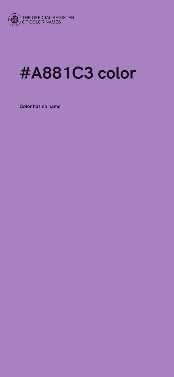 #A881C3 color image