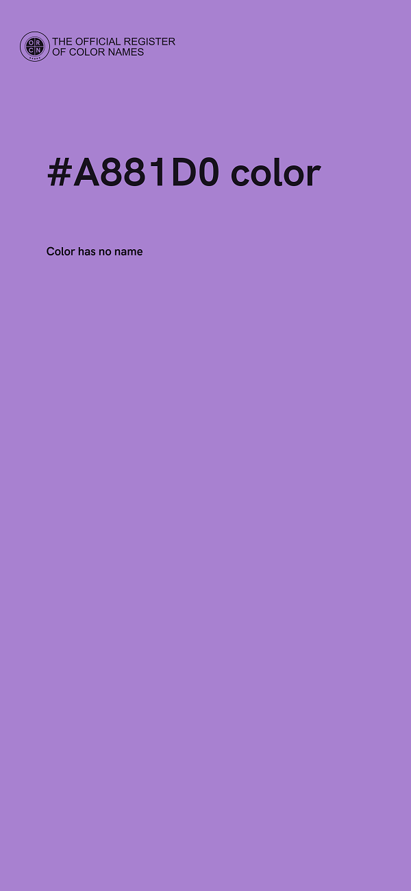 #A881D0 color image