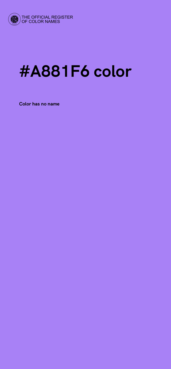 #A881F6 color image