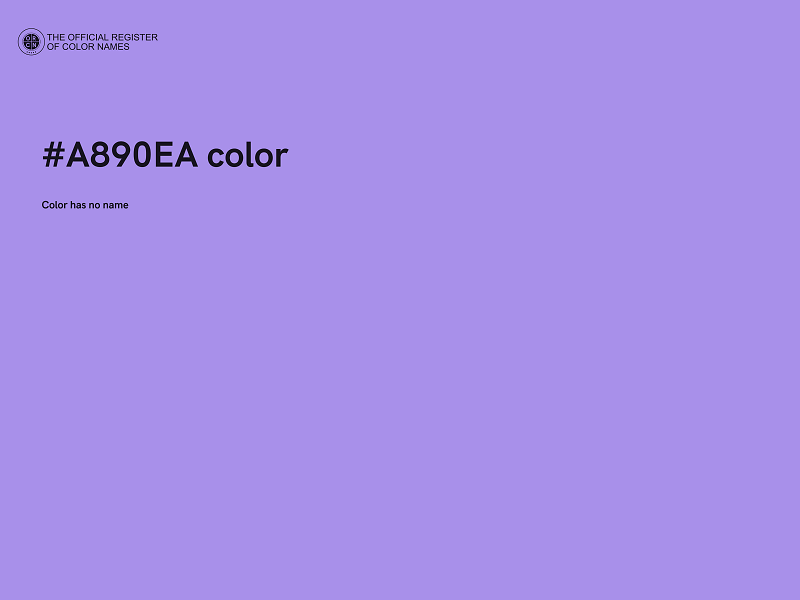 #A890EA color image