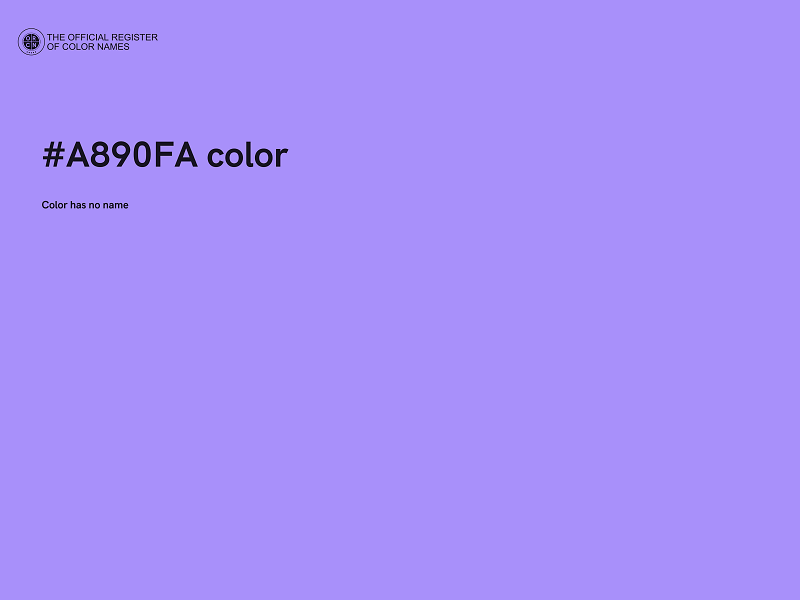 #A890FA color image