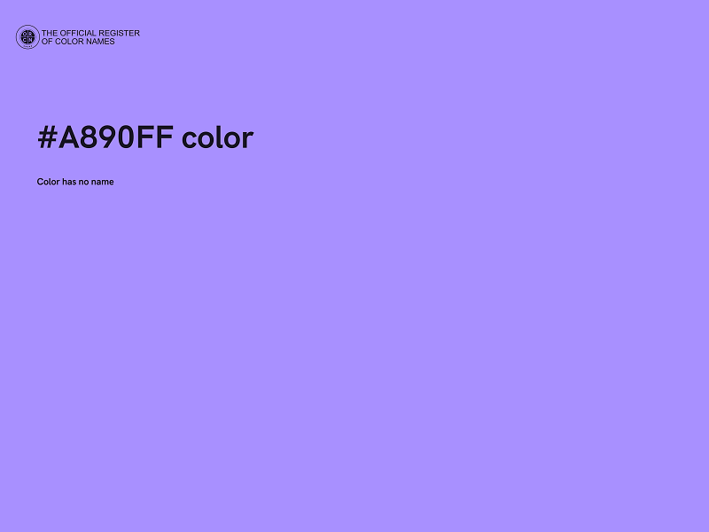 #A890FF color image