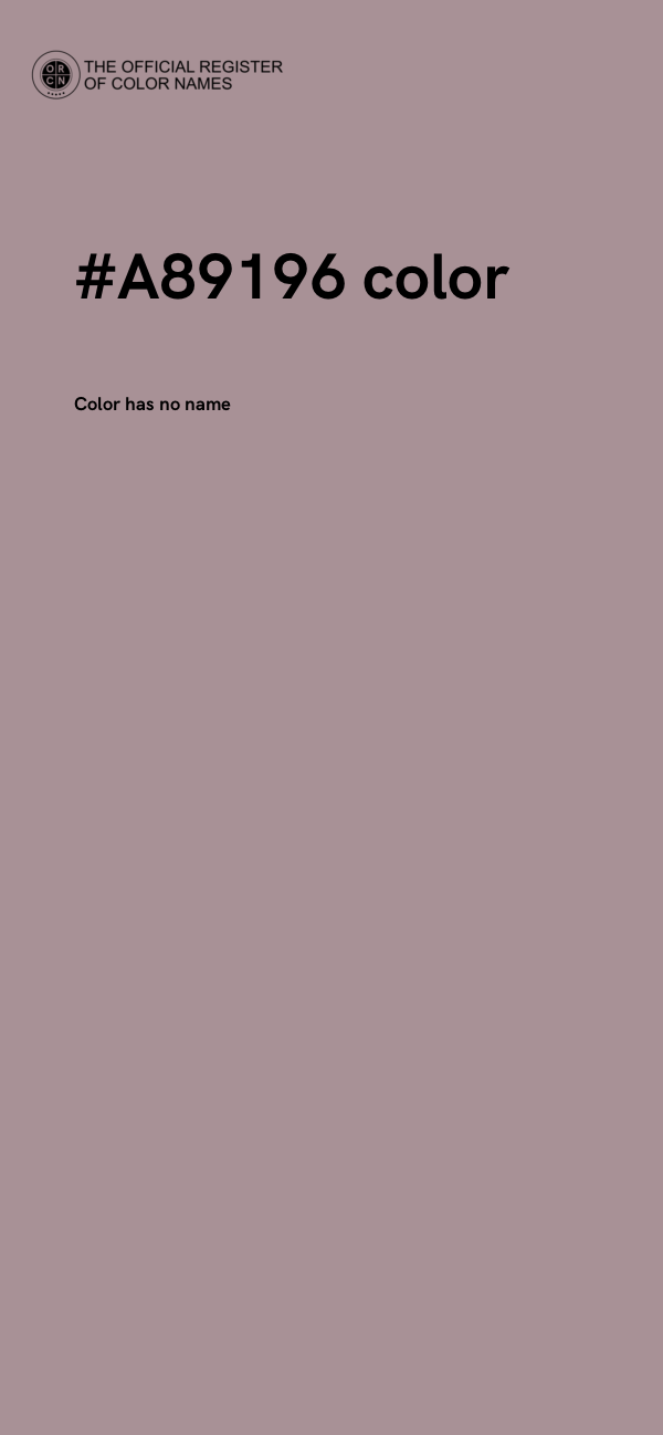 #A89196 color image