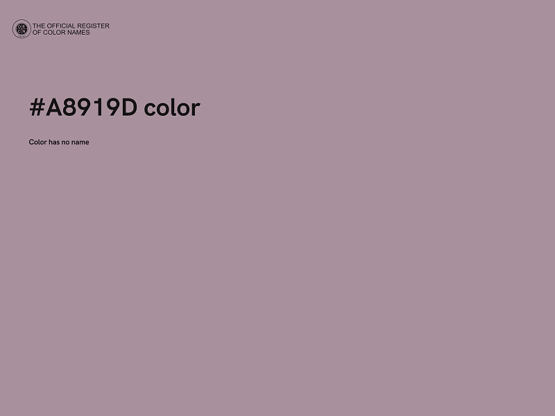 #A8919D color image