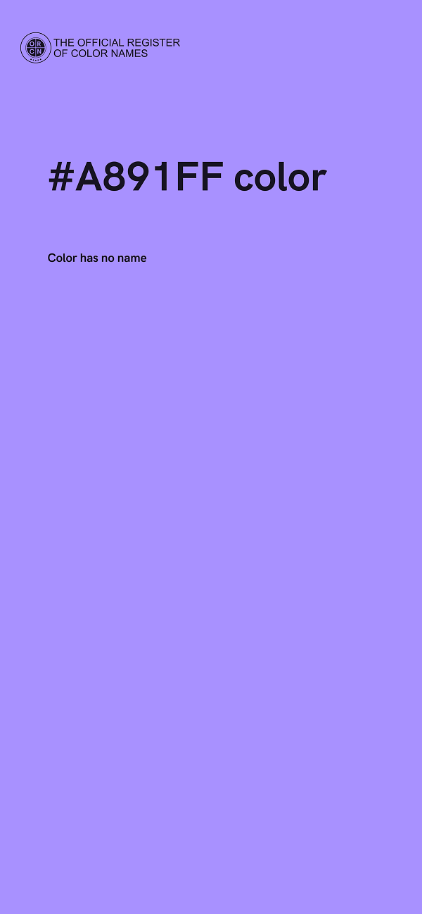 #A891FF color image