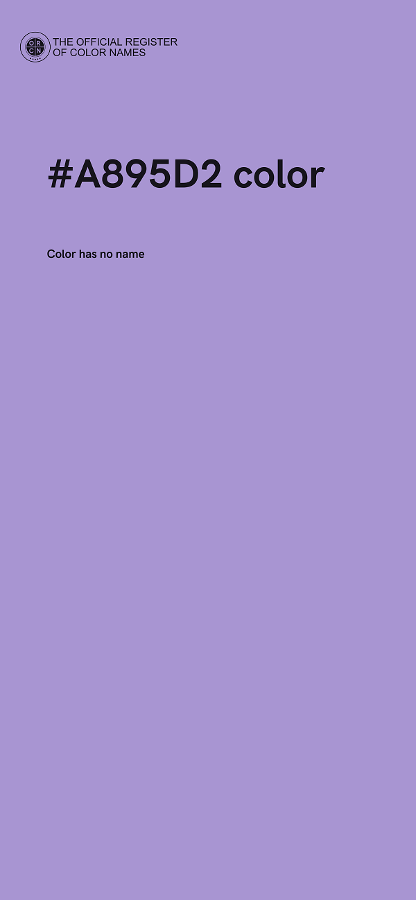 #A895D2 color image