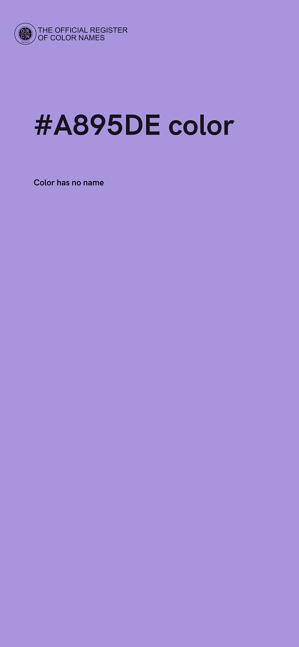 #A895DE color image