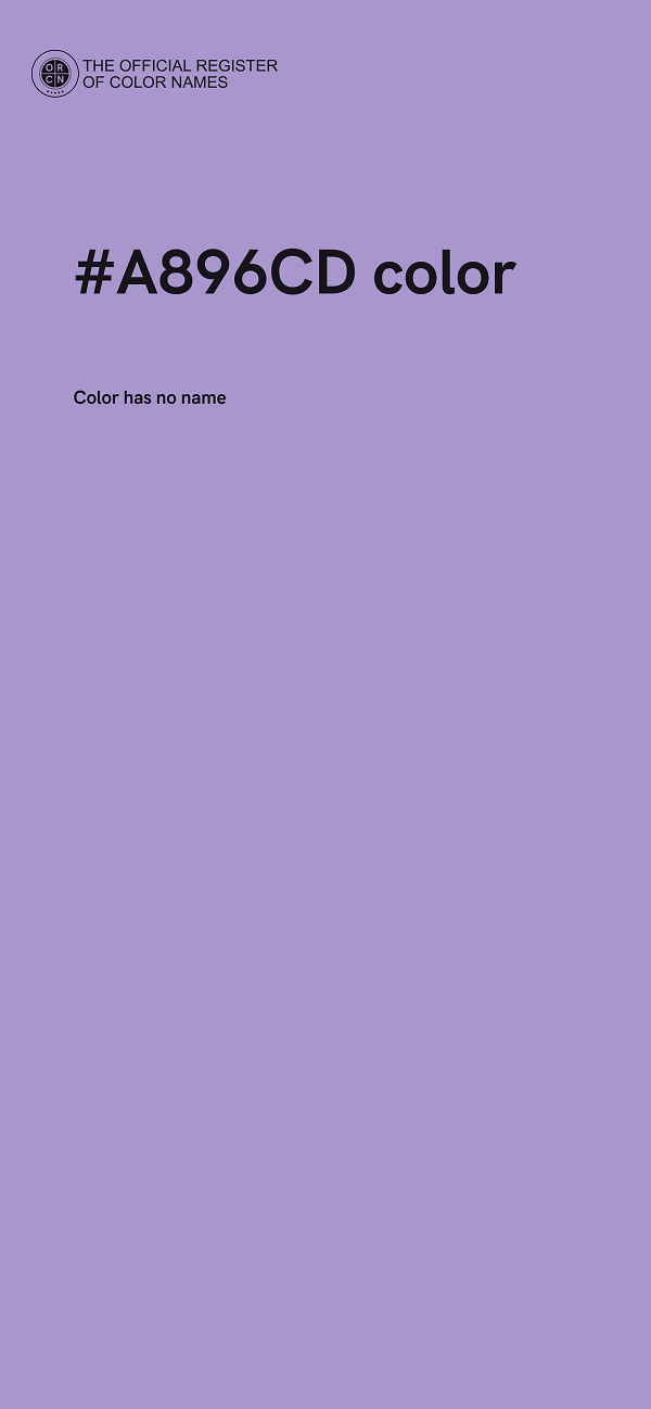 #A896CD color image