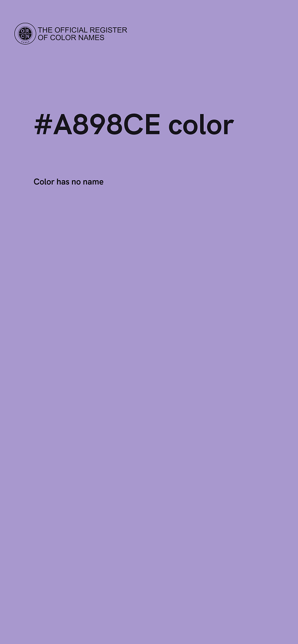 #A898CE color image