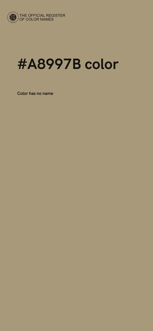 #A8997B color image