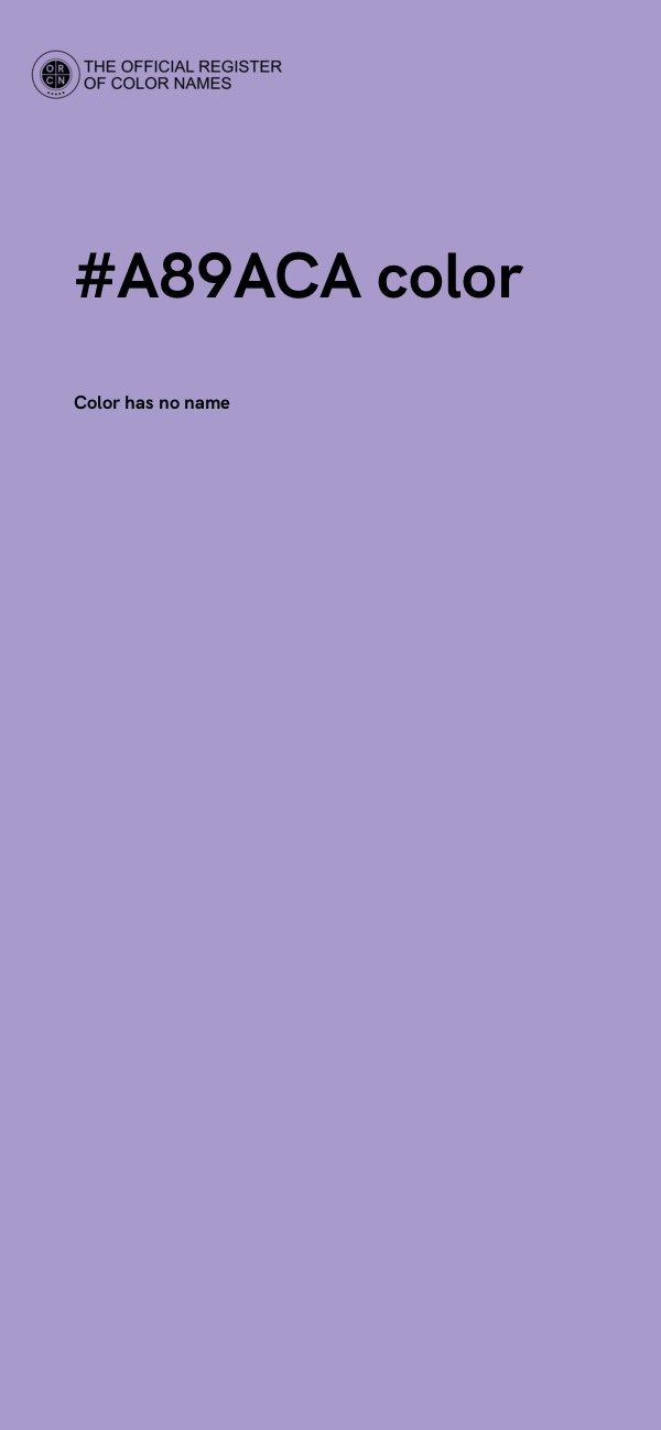 #A89ACA color image