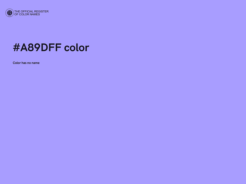 #A89DFF color image