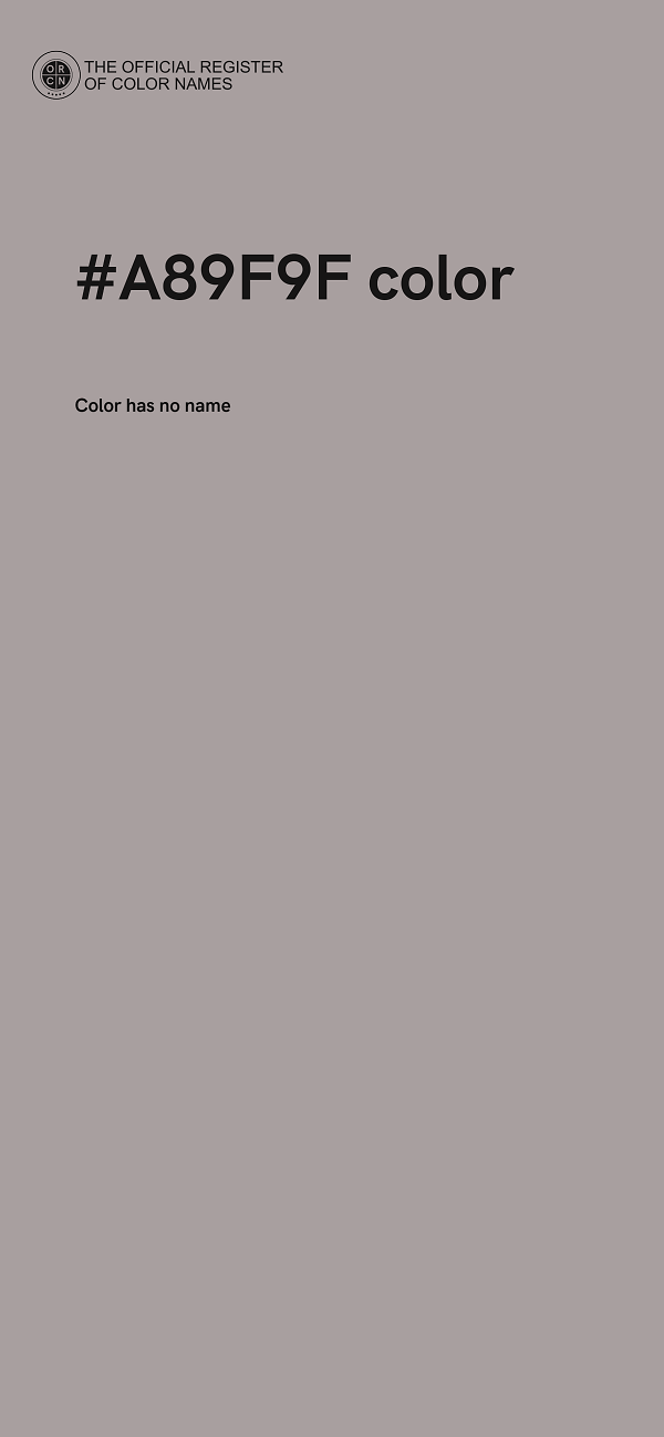 #A89F9F color image
