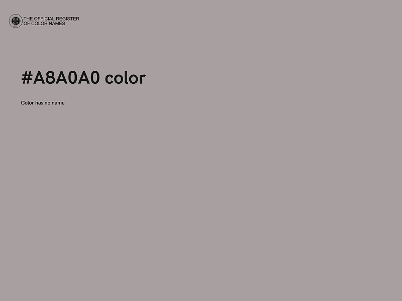 #A8A0A0 color image