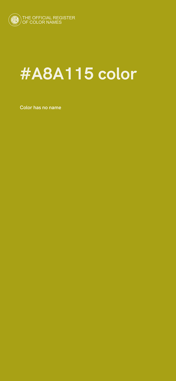#A8A115 color image