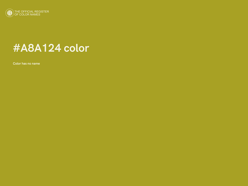 #A8A124 color image