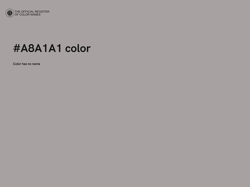 #A8A1A1 color image