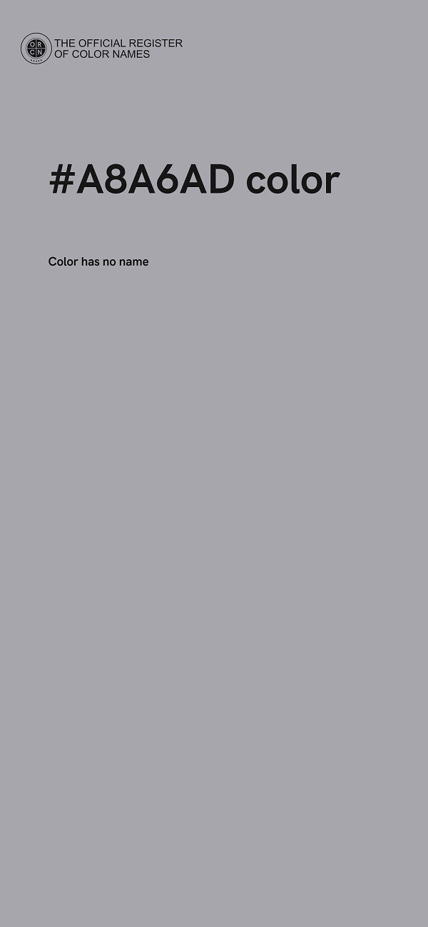 #A8A6AD color image