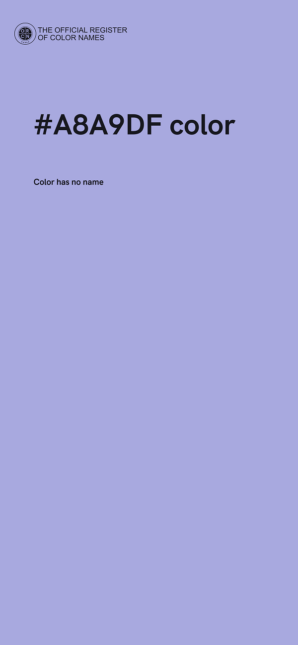#A8A9DF color image