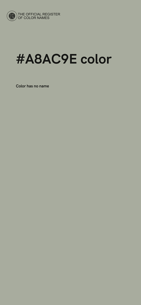 #A8AC9E color image