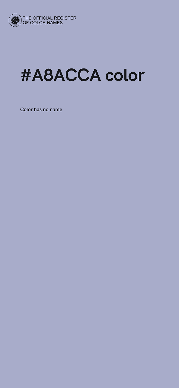 #A8ACCA color image