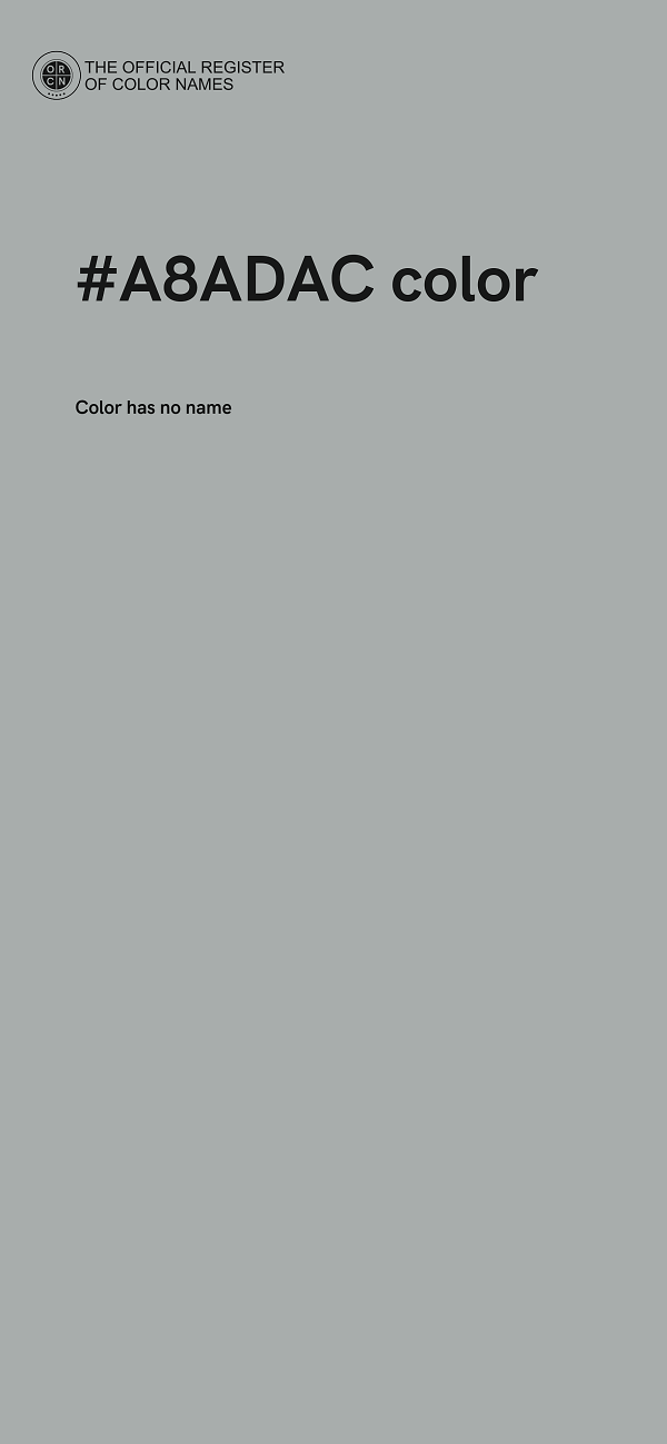 #A8ADAC color image