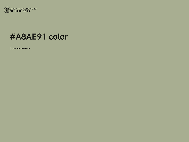 #A8AE91 color image