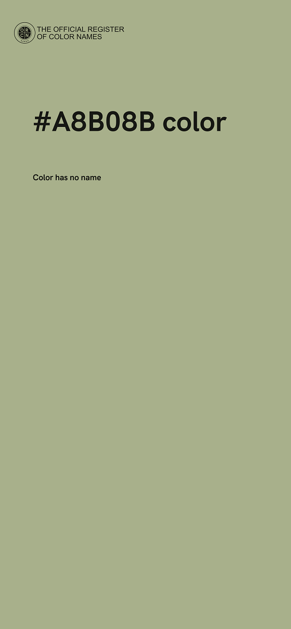 #A8B08B color image