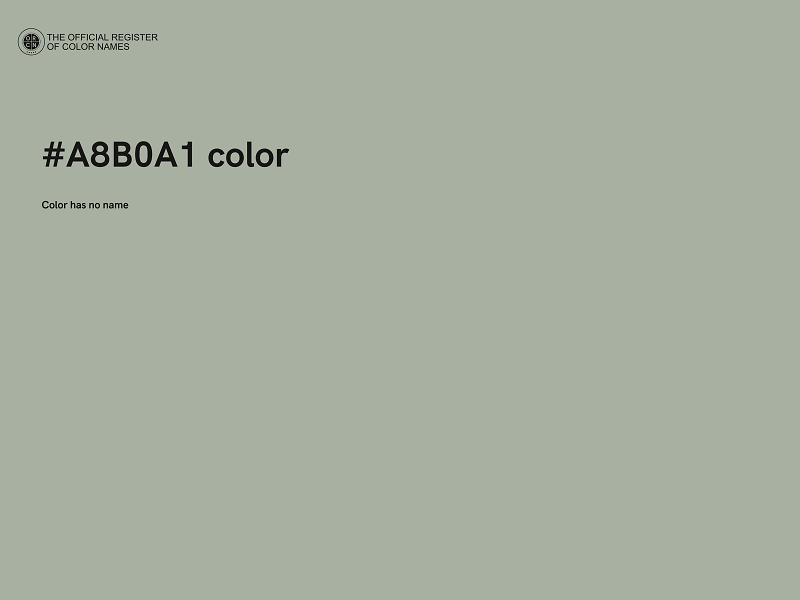 #A8B0A1 color image