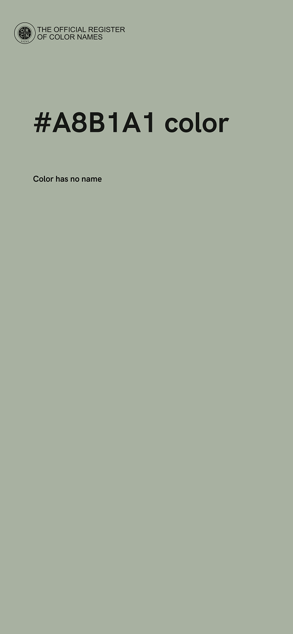 #A8B1A1 color image