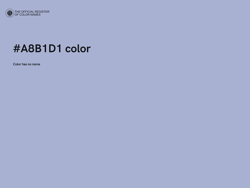 #A8B1D1 color image