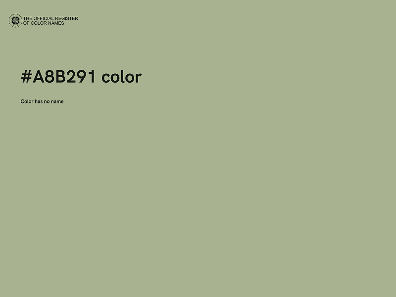 #A8B291 color image